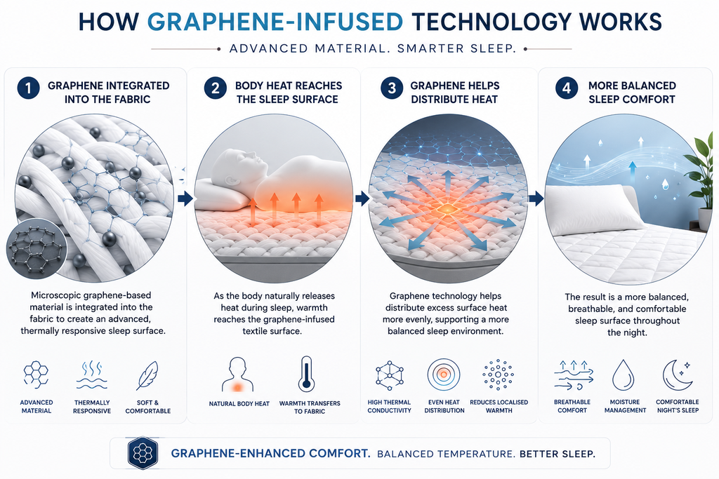 Graphielle™ Graphene-Infused Waterproof Mattress Protector