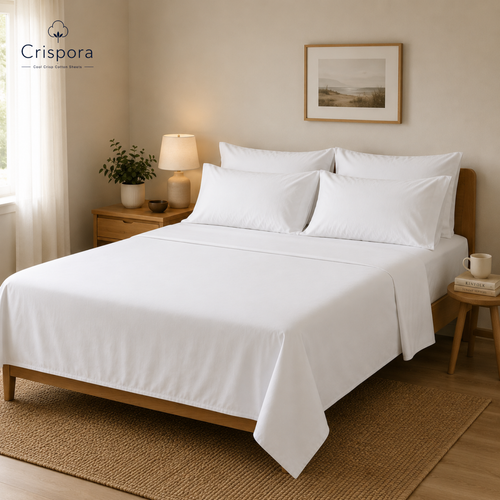 Crispora 200 Thread Count Cool Crisp Cotton Sheet Sets