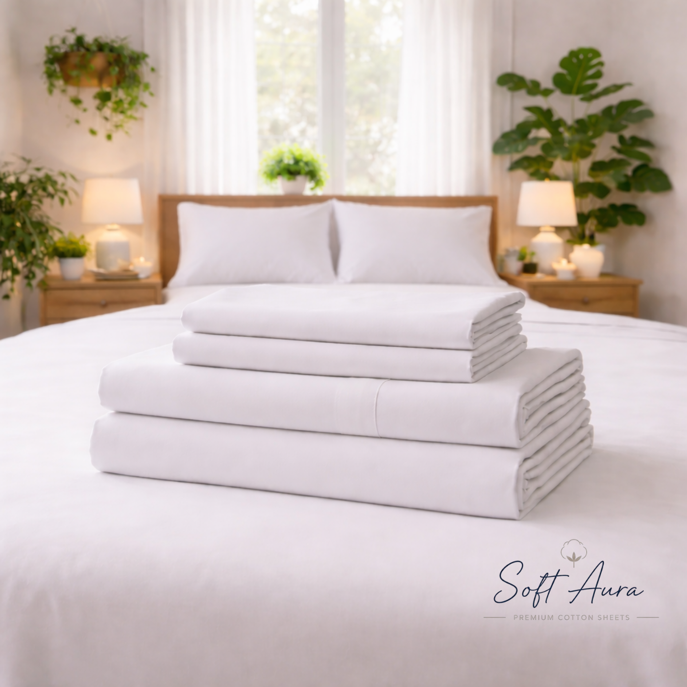 400TC 100% cotton sateen sheets with cool, breathability and silk like smoohtness 