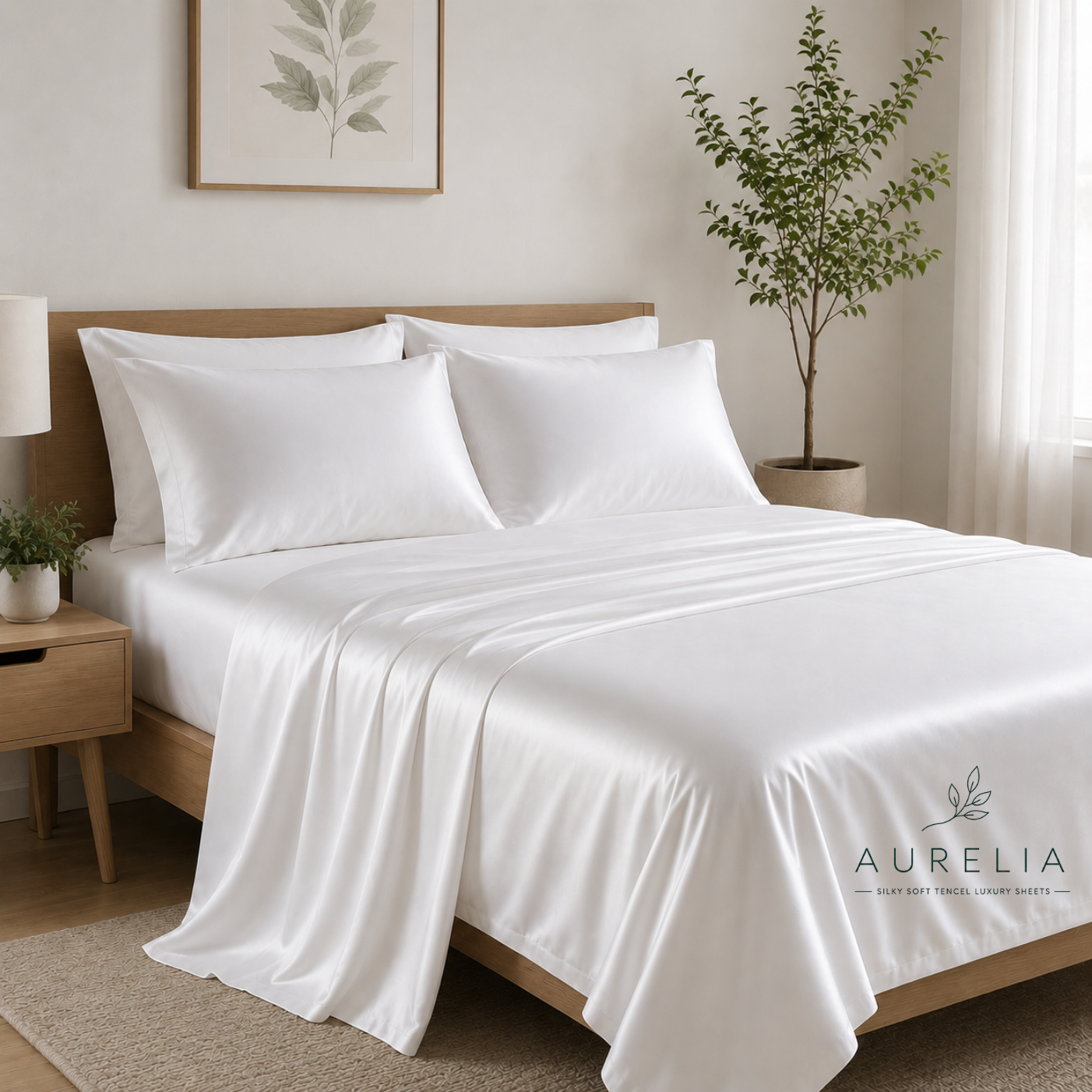 Aurelia™ 100% TENCEL™ Lyocell 300 Thread Count Sheet Set