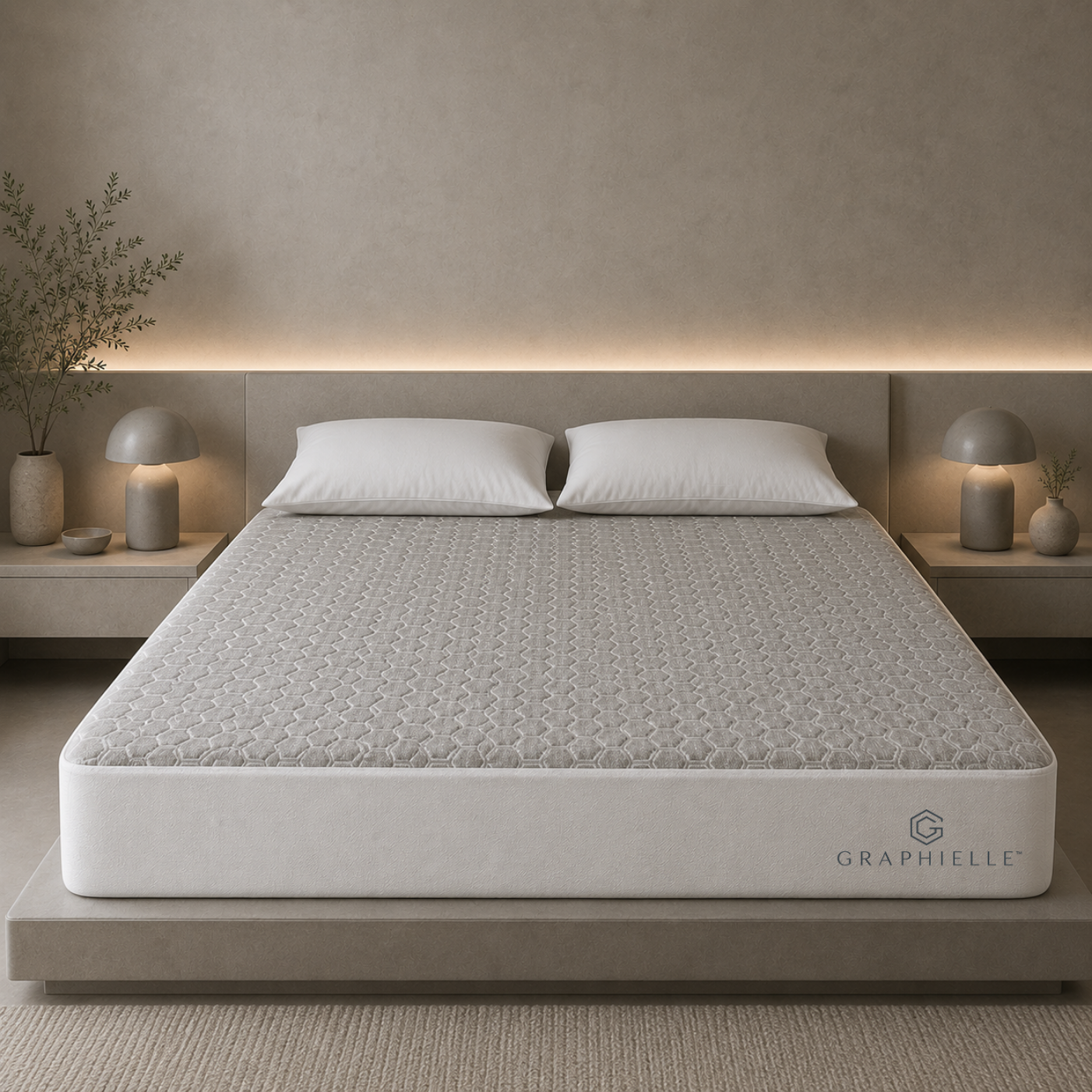Graphielle™ Graphene-Infused Waterproof Mattress Protector