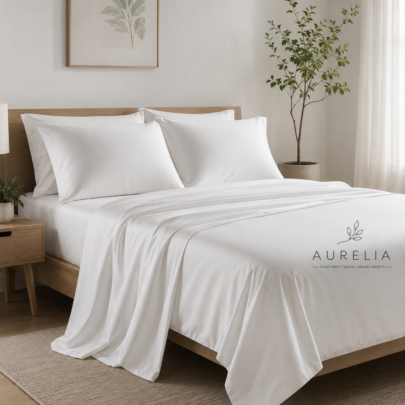 Aurelia™ 100% TENCEL™ Lyocell 300 Thread Count Sheet Set