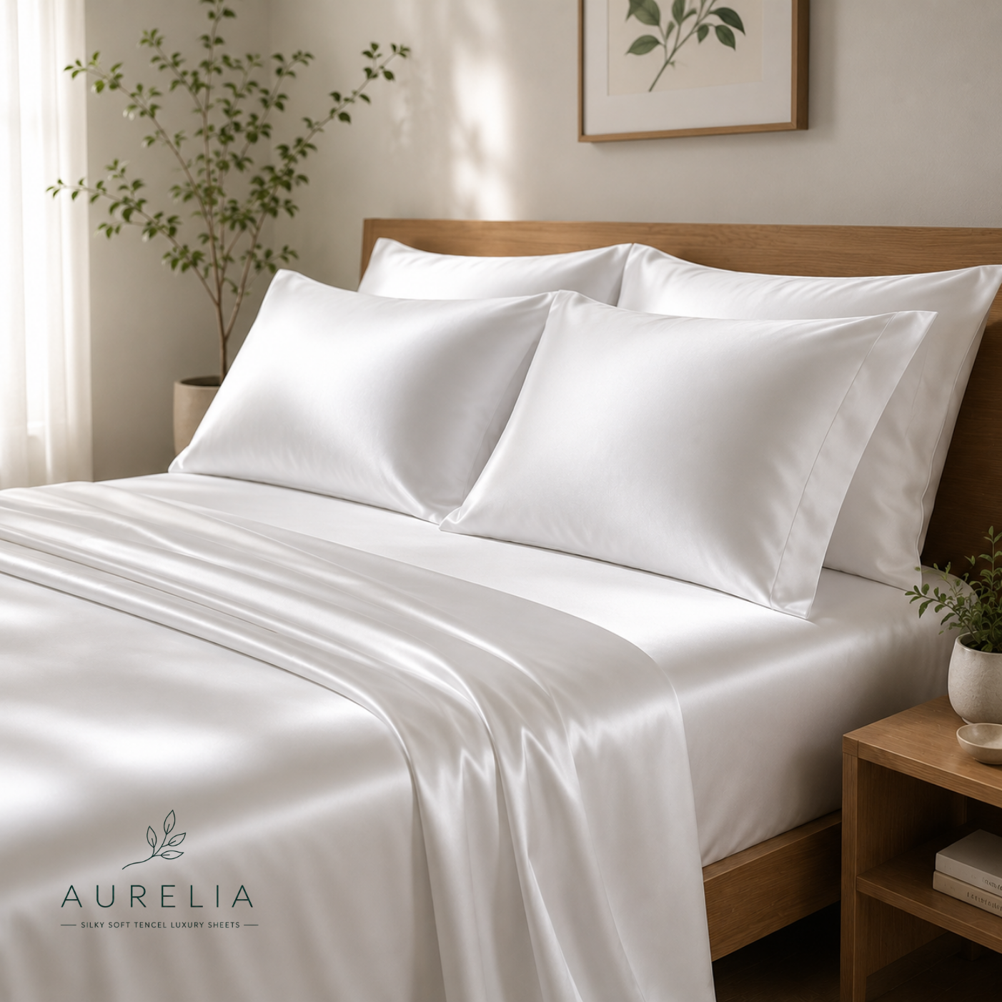 Aurelia™ 100% TENCEL™ Lyocell 300 Thread Count Sheet Set