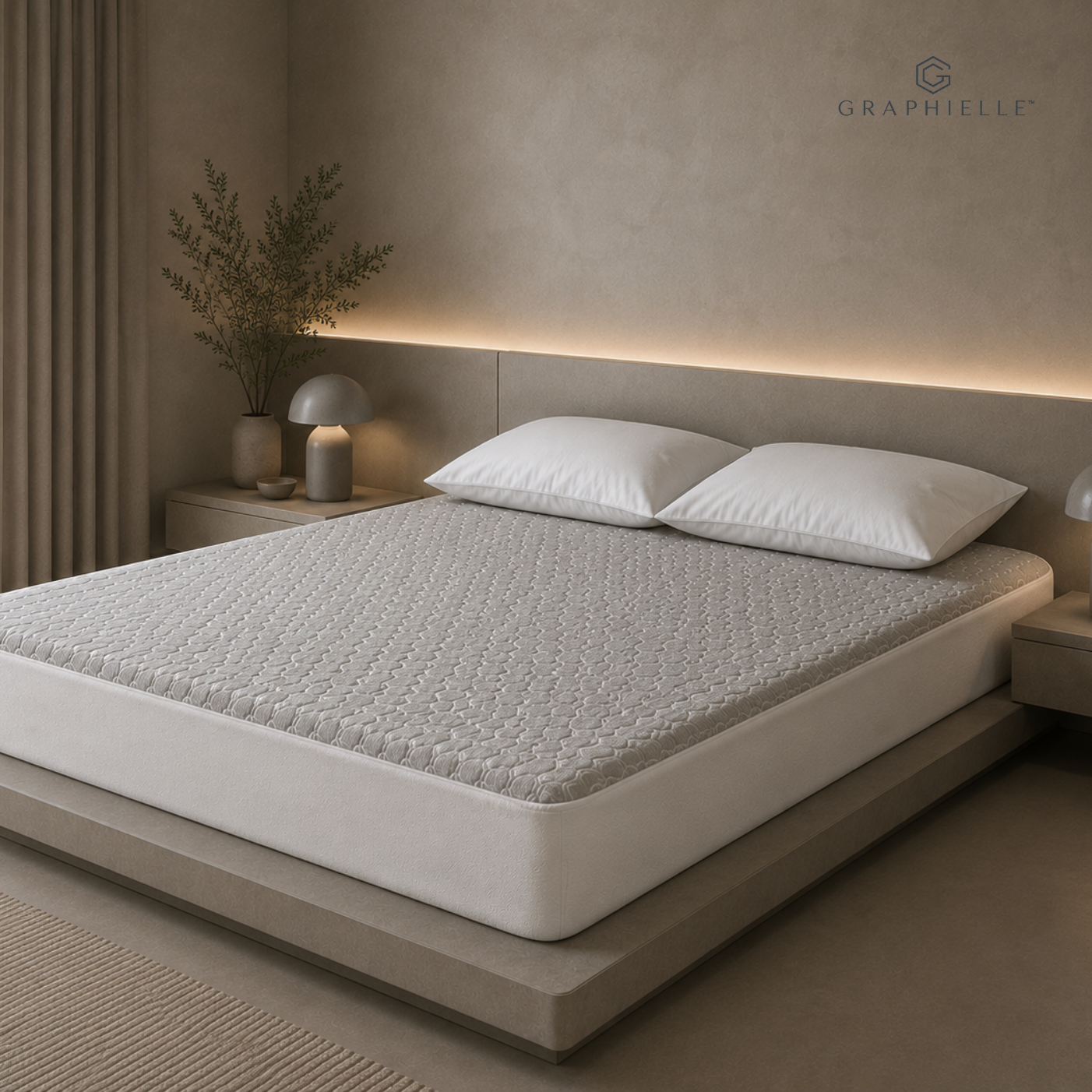 Graphielle™ Graphene-Infused Waterproof Mattress Protector
